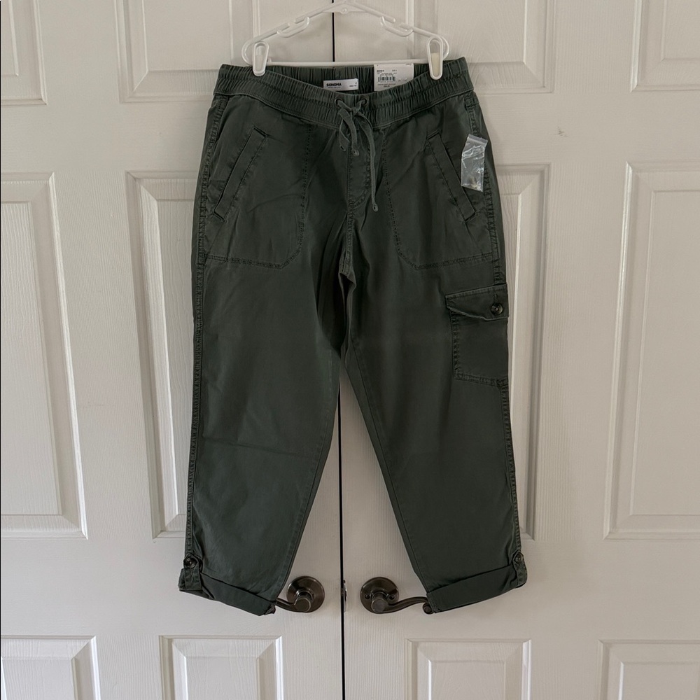 Women’s Sonoma Olive Cargo Capri Pants